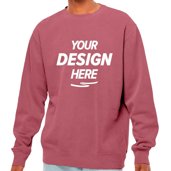 Independent Trading Co. Midweight Pigment-Dyed Crewneck Sweatshirt
